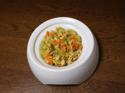 さつまいもとにんじんのそぼろご飯