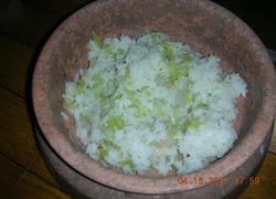 Spring cabbage risotto