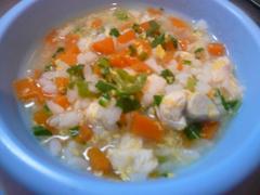 たっぷり野菜のたまごおじや
