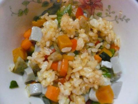 栄養満点のいわしのつみれチャーハン
