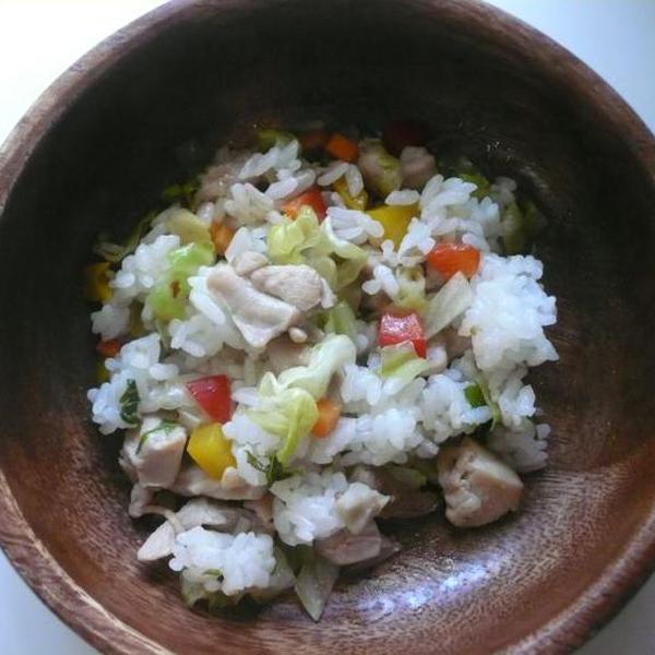 犬ご飯レシピ 簡単 レタスチャーハン By銀ママ わんわんシェフ見習い中