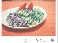 冷凍庫掃除に！グリーンカレー風