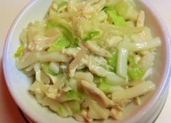 Chicken cabbage udon