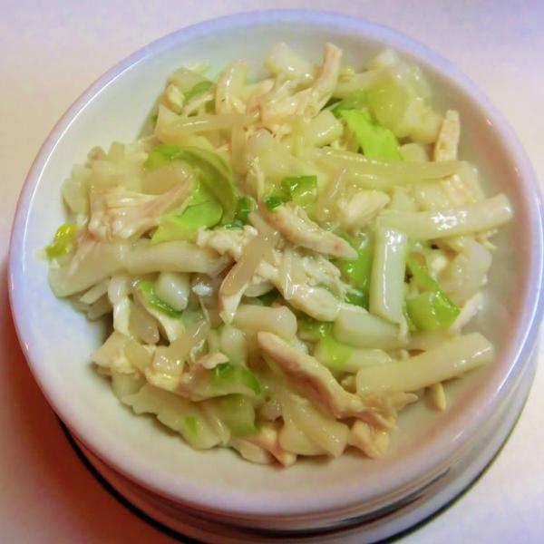 犬ご飯レシピ 鶏キャベツうどん Byp66 No 429 わんわんシェフ見習い中
