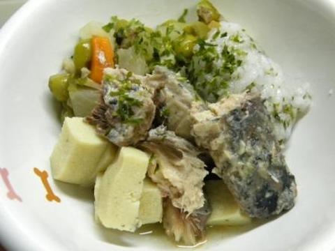サバ缶ご飯