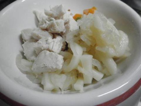 切干大根が主役のササミうどん