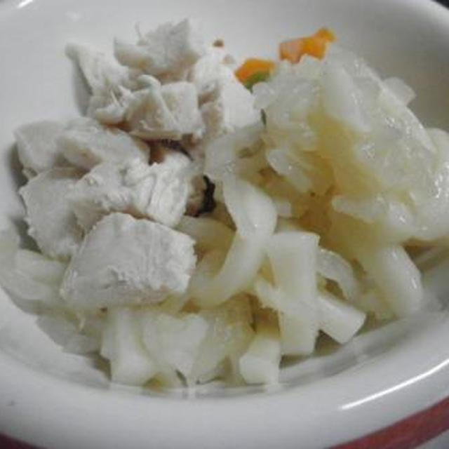 切干大根が主役のササミうどん