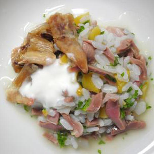 犬ご飯レシピ 砂肝入り栗ごはん Byseroit No 5 わんわんシェフ見習い中