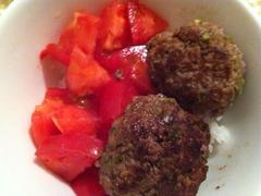 牛肉ハンバーグどん