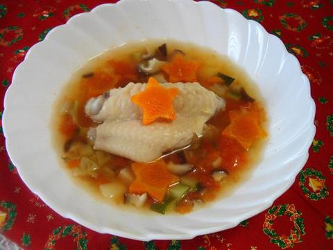 『チキン入りミネストローネ』