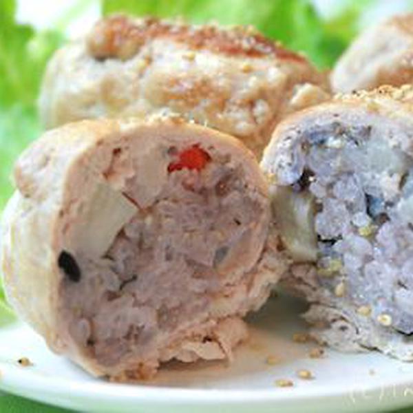 犬ご飯レシピ 簡単 肉巻きおにぎり By犬ごはん先生 いちかわあやこ わんわんシェフ見習い中
