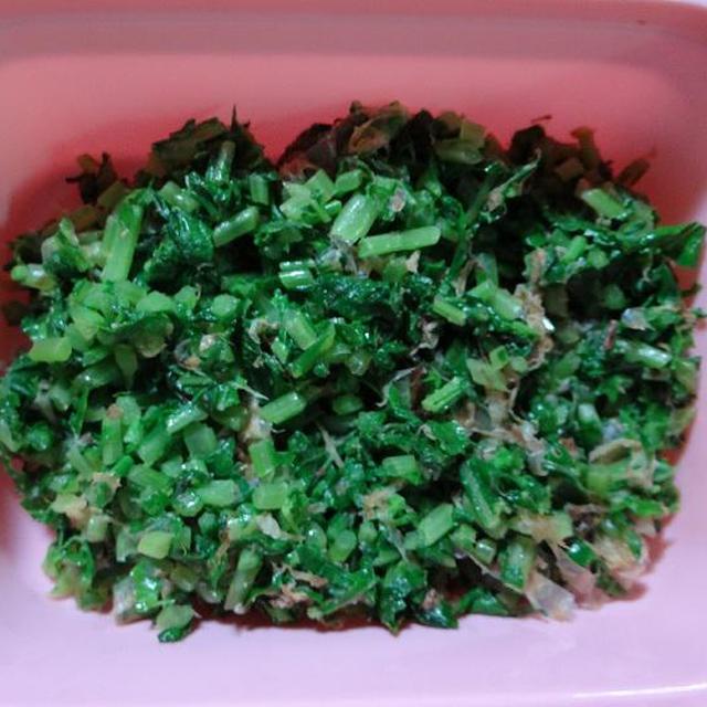 簡単！葉大根とおかかの 炒め物