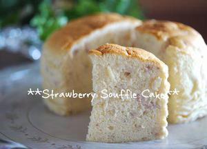 苺スフレケーキ