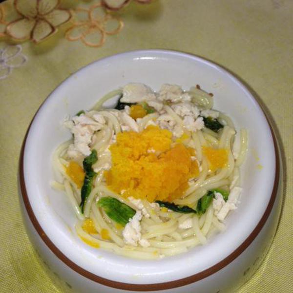 犬ご飯レシピ ミモザ風チキンスープパスタ By夏音 No 9 わんわんシェフ見習い中