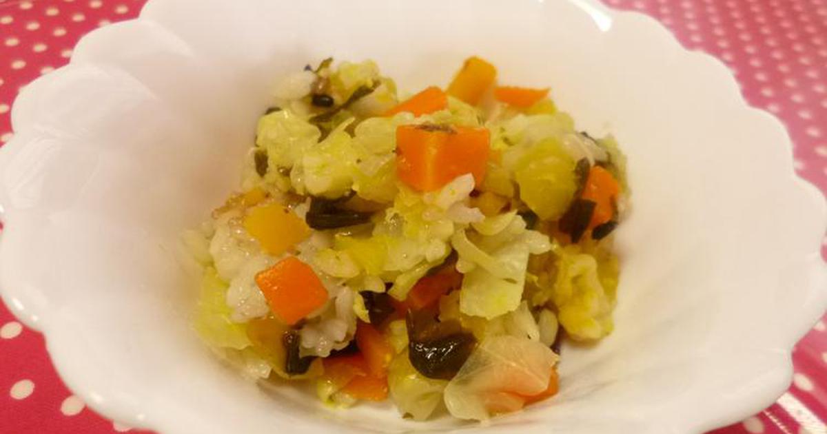 犬ご飯レシピ 余ったお野菜でできる 簡単炊き込みごはん Bypom わんわんシェフ見習い中