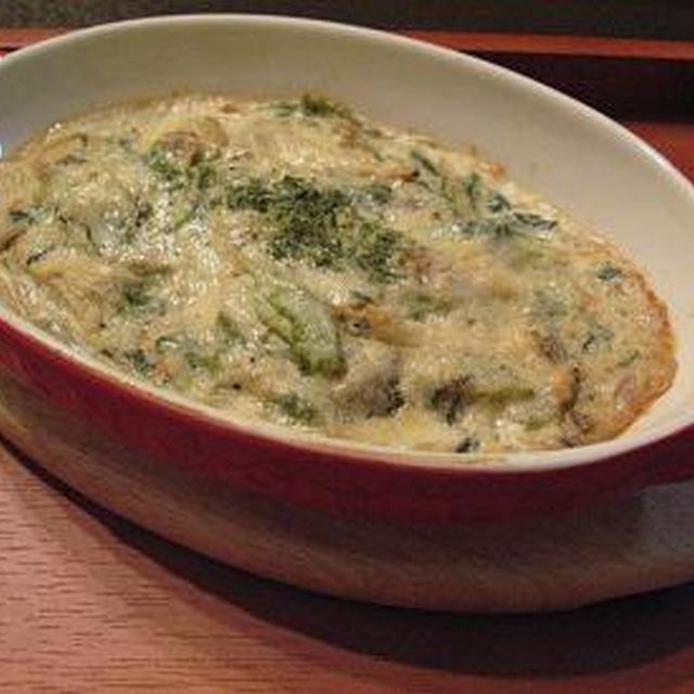 デットクスレシピ：鮭の和風グラタン