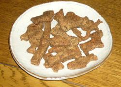 Beef liver cookies with soy milk