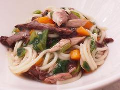 マグロのアラとほうれん草のパスタ