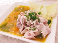 冷しゃぶとかぼちゃのスープ