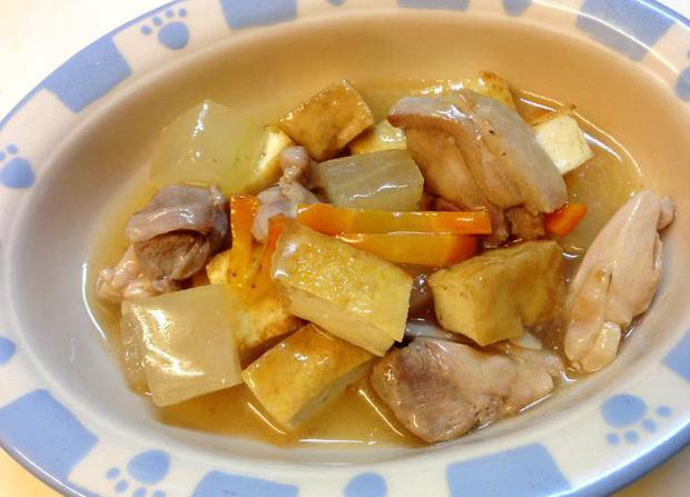 鶏肉と冬瓜のとろ～りあんかけ