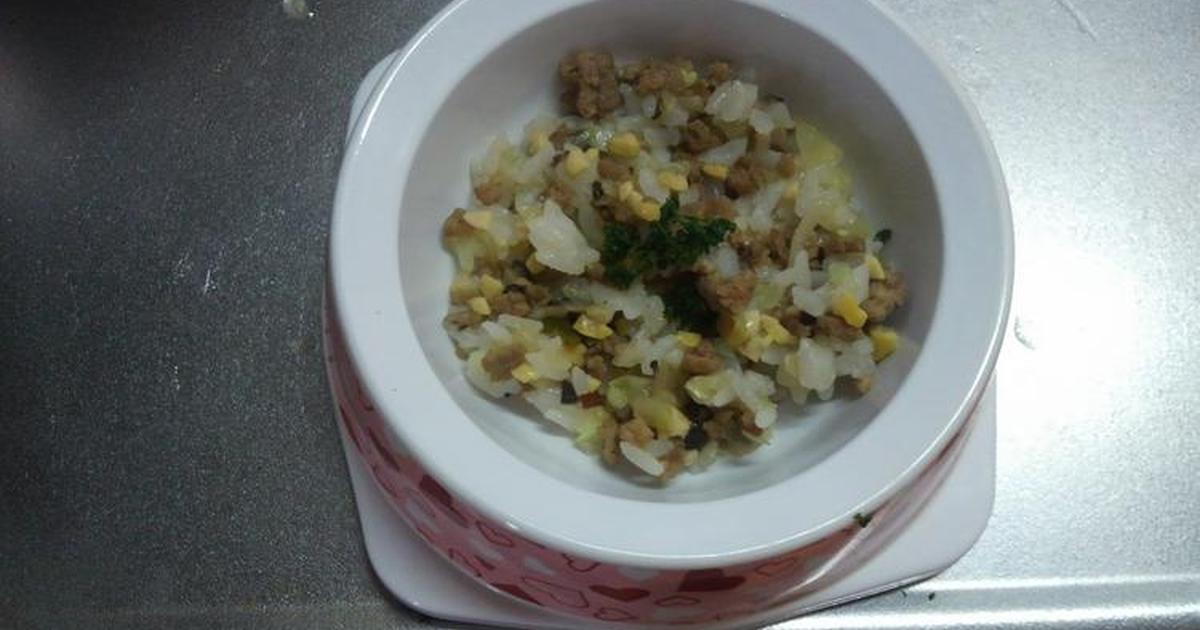 犬ご飯レシピ ひき肉 納豆ごはん Byホクアネマム No 1099 わんわんシェフ見習い中