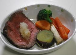 One one ☆ roast beef with vegetables