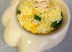 ササミとインゲンの卵炒飯