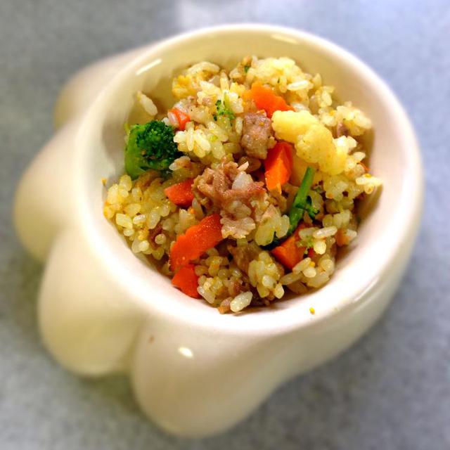 Arroz frito curry