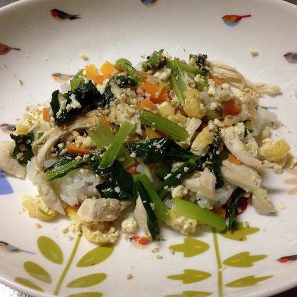 犬ご飯レシピ 小松菜たちの炒め物 By裕姫号 No 1316 わんわんシェフ見習い中