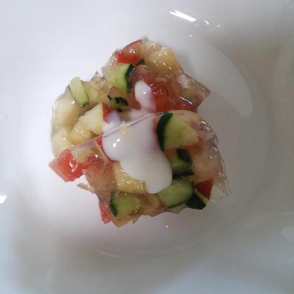 犬ご飯レシピ ひんやり野菜のゼリー寄せ Bywelina No 1351 わんわんシェフ見習い中