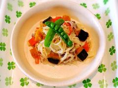 お鍋一つで出来ちゃう♪豆乳クリームパスタ