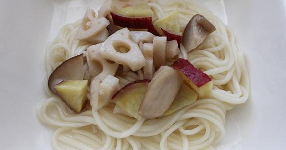 犬ご飯レシピ 秋野菜でひやむぎ Byサチ No 1393 わんわんシェフ見習い中