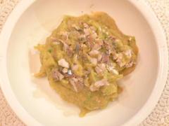 さんまと島おくらのご飯