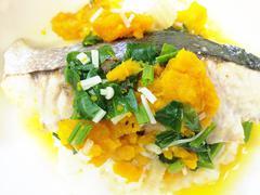 【かぼちゃとほうれん草のスープご飯】