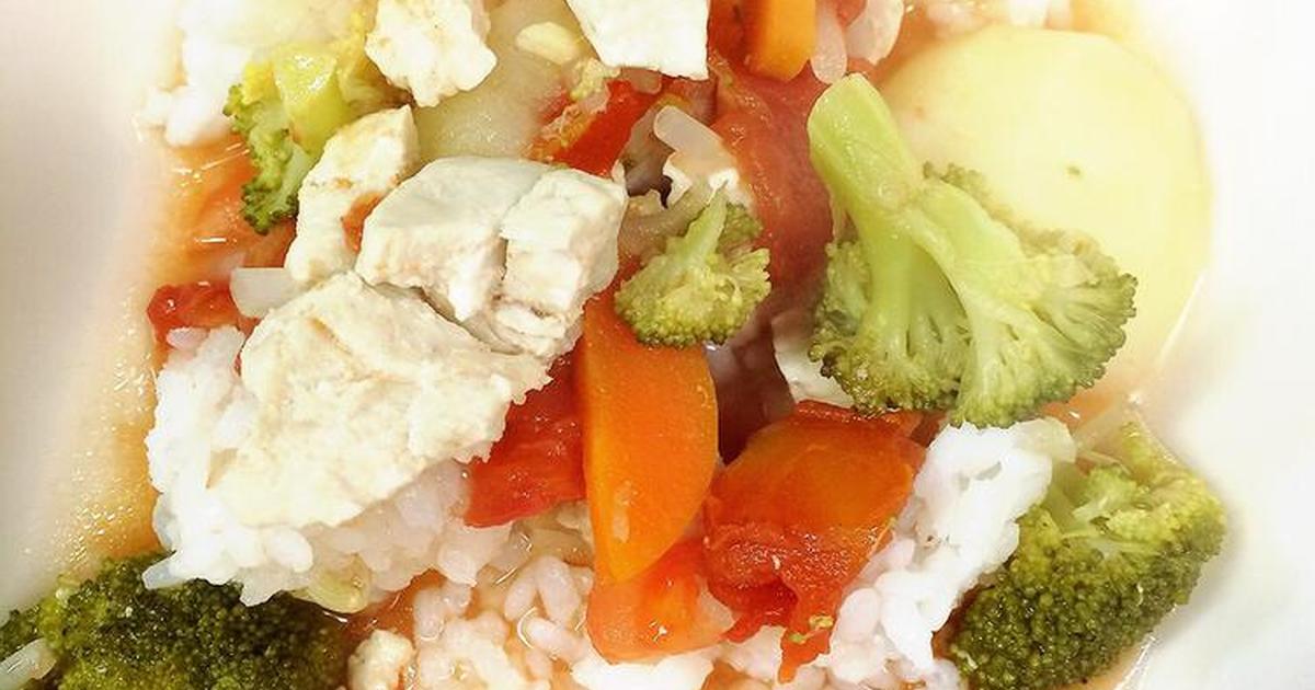 犬ご飯レシピ 鶏肉のトマトスープ煮 By三國 涼子 No 1441 わんわんシェフ見習い中