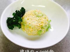 鶏挽肉の卵炒飯