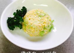 Egg fried rice with minced chicken