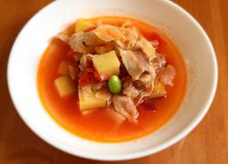 Pork and Satsuma tomato soup