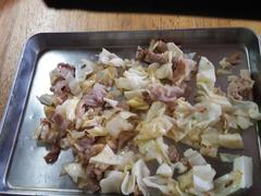 キャベツと豚肉の野菜炒め