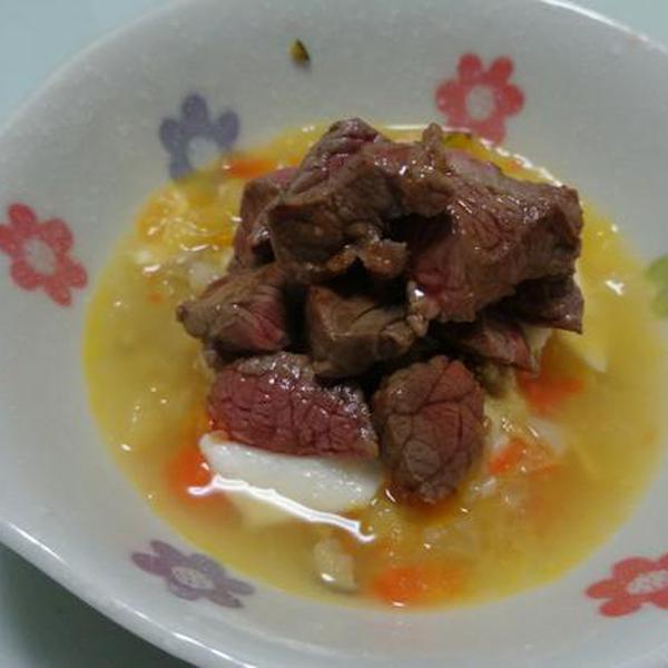 犬ご飯レシピ 牛肉と彩り野菜 消化重視レシピ Bymasao No 1514 わんわんシェフ見習い中