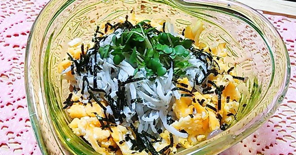 犬ご飯レシピ 釜あげしらす丼 By茶々のかぁちゃん No 1536 わんわんシェフ見習い中