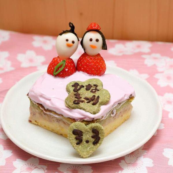 犬ご飯レシピ ヨーグルトケーキでひな祭り Bysao No 1553 わんわんシェフ見習い中