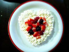 レンジdeふわふわデコレーション蒸しーキ