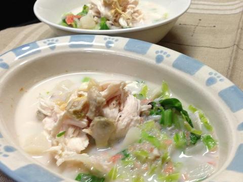 ドッグ☆クラムチャウダー風ごはん