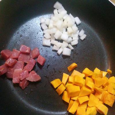 豚肉と豆腐の満腹ご飯