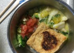 鶏ミンチの薄揚げ焼き