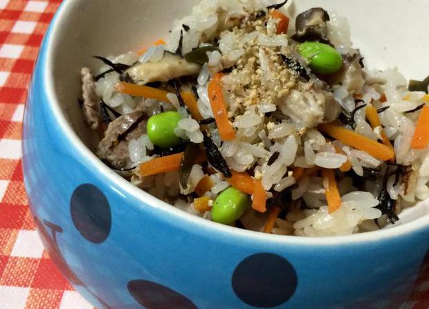 さんまの炊きこみごはん