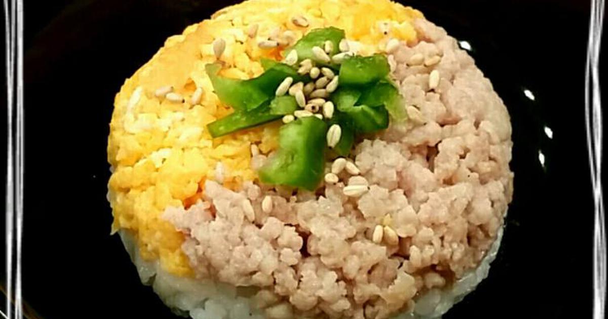 【犬ご飯レシピ】ミニミニ鶏そぼろ丼 byトレビ ｜ わんわんシェフ見習い中