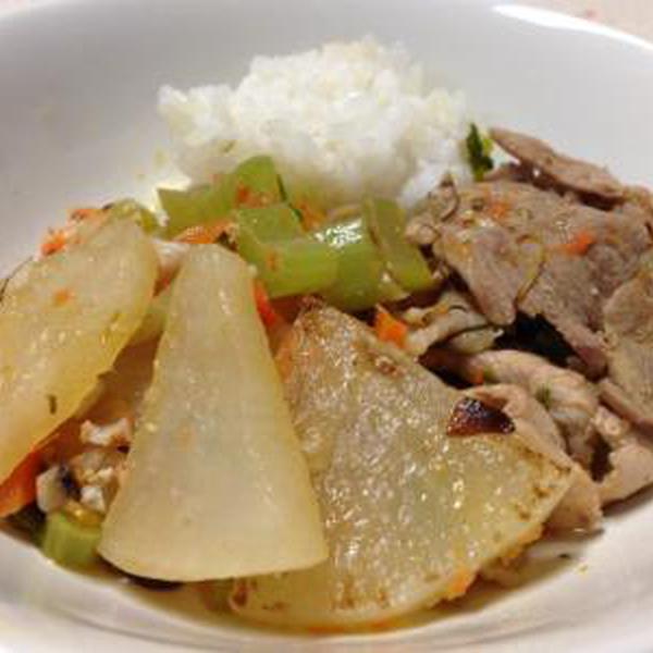 犬ご飯レシピ ドッグ 大根と豚肉の炒め煮 Byfairydogs高岡まちこ わんわんシェフ見習い中