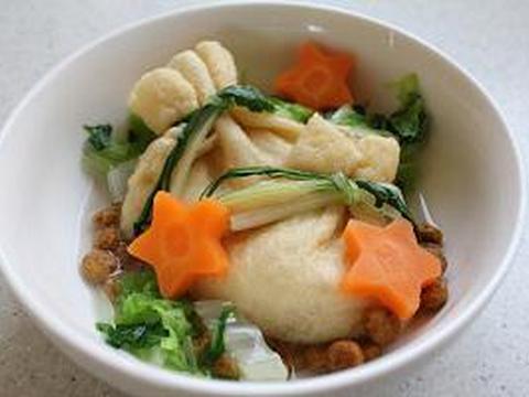 お魚のヘルシー巾着♪